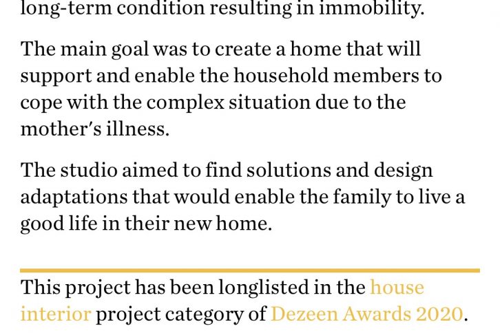 Dezeen award 2020